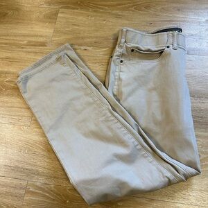 LEE Extreme Motion MVP Mens Regular Straight Casual Pants 36X32 KC Khaki